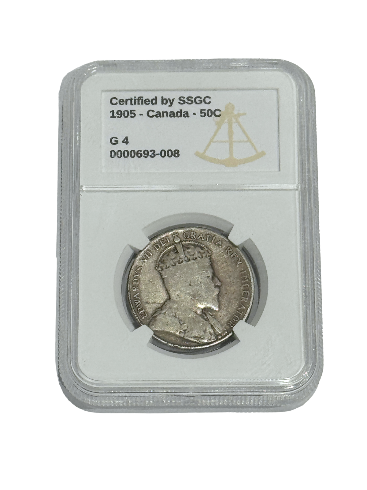 1905 50 CENT CANADA – G 4 – GRADED (350-012)