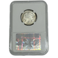 1874H 25 CENT CANADA OBVERSE #2 – AU 50 - GRADED