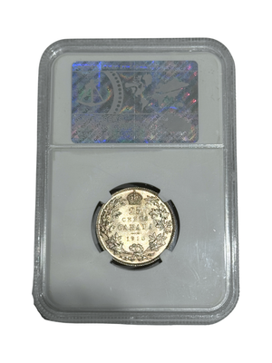 1918 25 CENT CANADA – MS 64 - GRADED