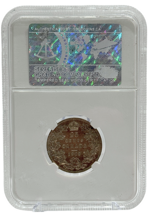 1908 25 CENT CANADA – MS 64 - GRADED