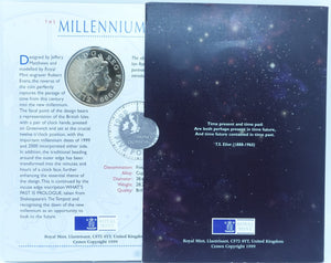 2000 FIVE-POUND COIN - MILLENIUM - ANNO DOMINI