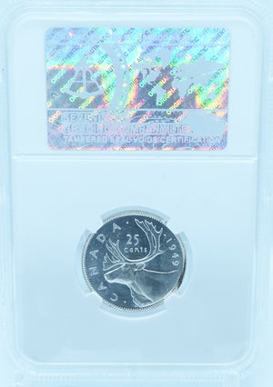 1949 25 CENT CANADA – MS 65 – GRADED (350-010)