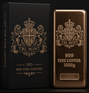 1 KILO TBL MINT COPPER CAST BAR