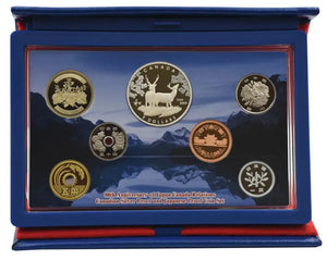 2009 80TH ANNIVERSARY OF JAPAN-CANADA RELATIONS: CANADIAN SILVER PROOF AND JAPANESE PROOF COIN SET