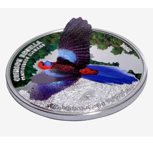 2014 $5 WORLD OF PARROTS: CRIMSON ROSELLA