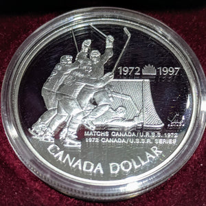 1997 PROOF SILVER DOLLAR - PAUL HENDERSON 1972 SUMMIT SERIES