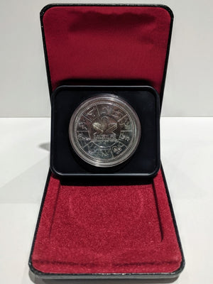 1978 SPECIMEN COMMEMORATIVE SILVER DOLLAR - 11TH COMMONWEALTH GAMES