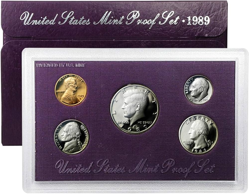 1989 UNITES STATES MINT PROOF SET