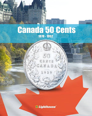 VISTA COIN BOOK CANADA 50 CENTS  - VOL 1 - 1870-1952