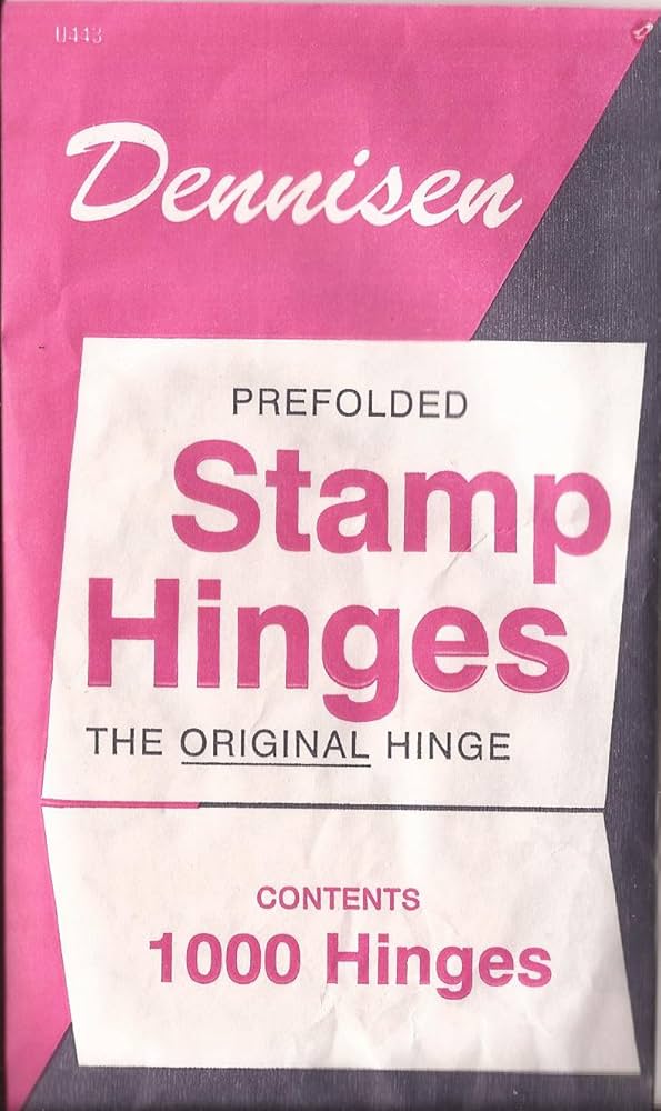 STAMP HINGES: DENNISEN THE ORIGINAL HINGE (1000 PCS)