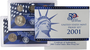 2001 - UNITED STATES MINT PROOF SET