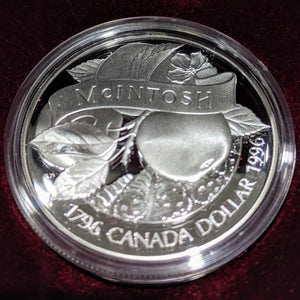 1996 PROOF SILVER DOLLAR - COMMEMORATING THE 200TH ANNIVERSARY JOHN MCINTOSH