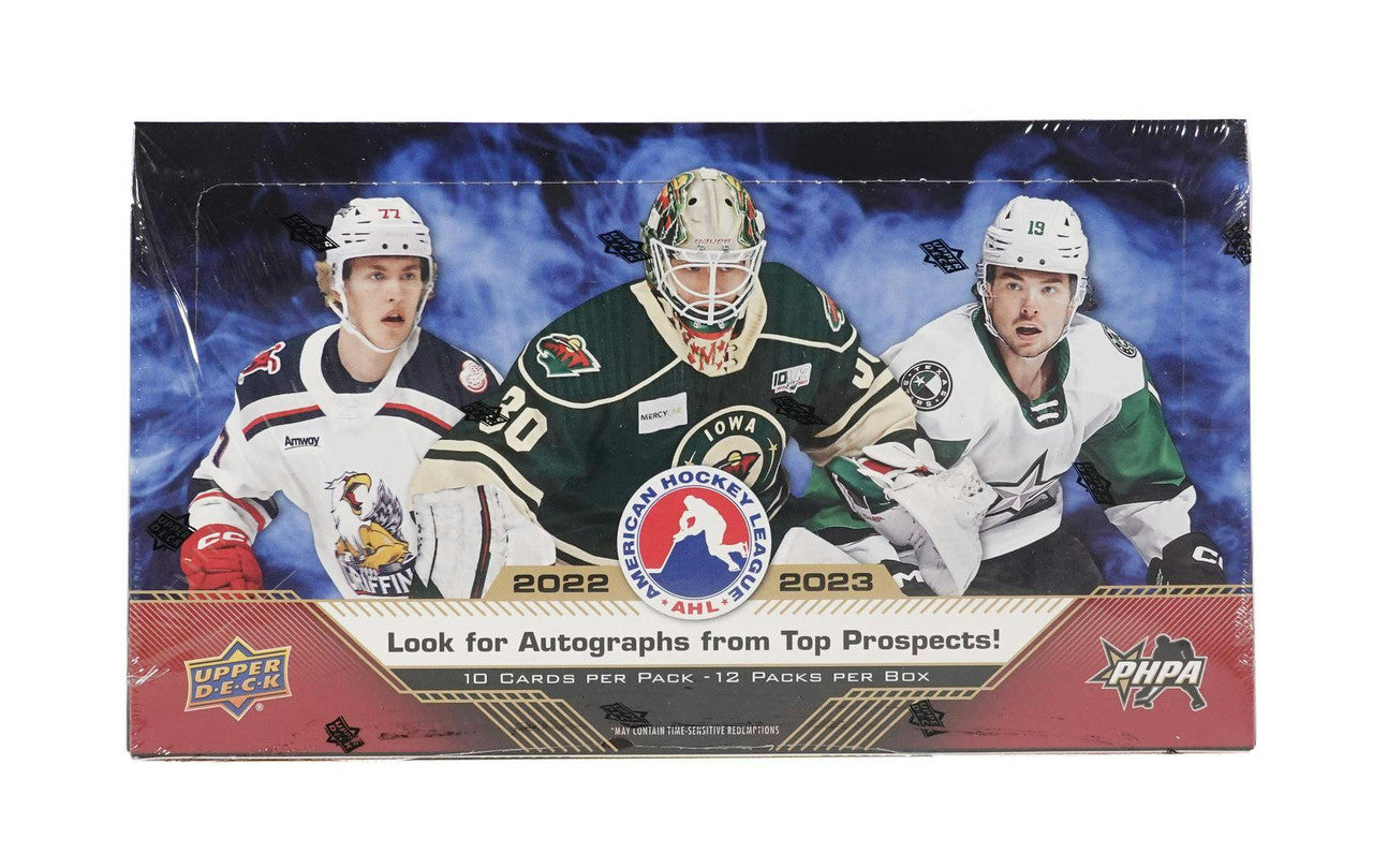 2022-23 UPPER DECK AHL HOCKEY HOBBY BOX