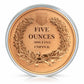 5oz UNITED STATES OF AMERICA INDIAN COPPER BAR ROUND