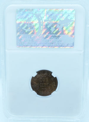 1936 1 CENT CANADA – AU 58 – GRADED (346-009)
