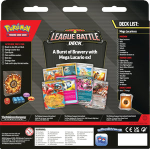 POKEMON CARD GAME: LEAGUE BATTLE DECK - MEGA LUCARIO EX