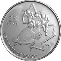 2008 BOBSLEIGH 25-CENT ROLL