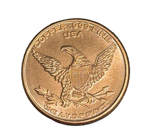 1oz MOOSE COPPER COIN