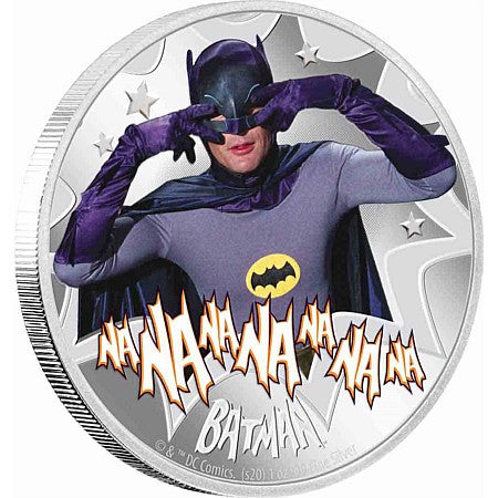 2020 1oz $2 BATMAN '66 - BATMAN FINE SILVER COIN