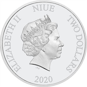 2020 1oz $2 BATMAN '66 - BATMAN FINE SILVER COIN