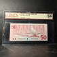 1988 $50 BANK OF CANADA, BC-59d, KNIGHT-DODGE