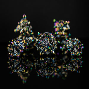 ASTEROID FIELDS METAL DICE SET - IRIS