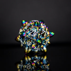 ASTEROID FIELDS METAL DICE SET - IRIS