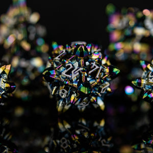 ASTEROID FIELDS METAL DICE SET - IRIS
