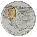 1995 1oz $20 PROOF SILVER DOLLAR - THE FLEET 80 CANUCK