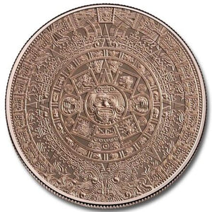 1oz GSM AZTEC CALENDAR COPPER ROUND