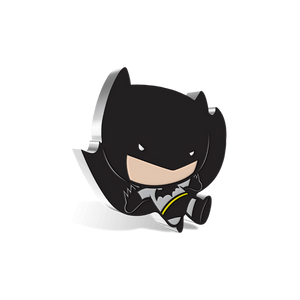 2021 1oz $2 FINE SILVER  BATMAN FLYING CHIBI