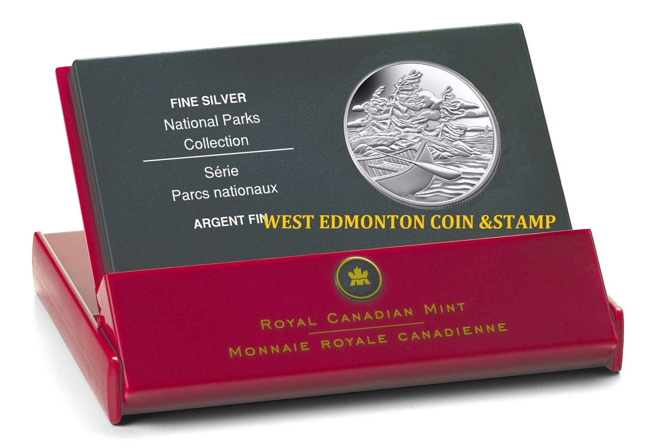 2006 1oz $20 - NATIONAL PARKS - GEORGIAN BAY ISLANDS - FINE SILVER COIN