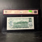 1973 $1 BANK OF CANADA, BC-46aA, LAWSON-BOUEY, TWO LETTER , REPLACEMENT