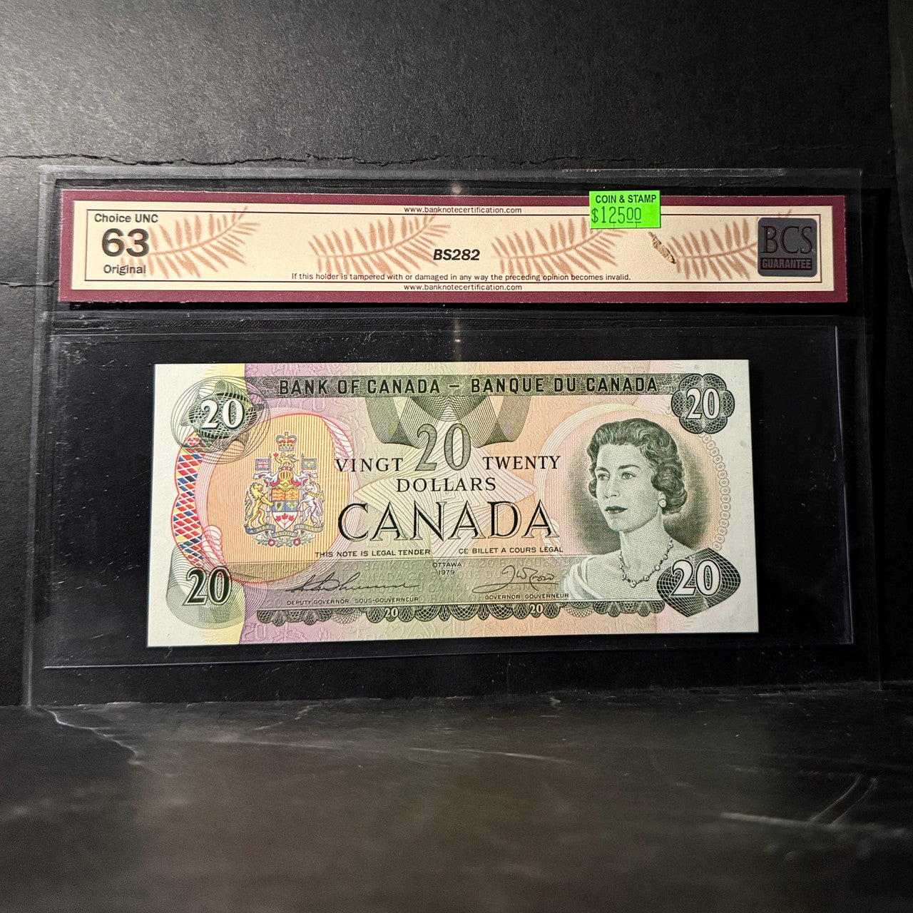 1979 $20 BANK OF CANADA, BC-54cA, THIESSEN-CROW, REPLACEMENT