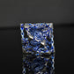 BEHOLDER'S GATES HOLLOW METAL DICE SET - BLUE AND SILVER