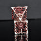 BEHOLDER'S GATES HOLLOW METAL DICE SET - RED AND SILVER