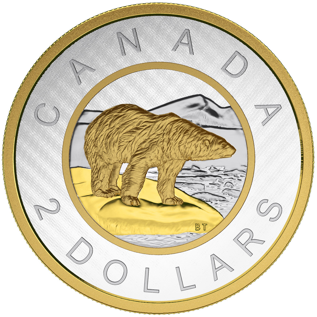2015 $2 5oz BIG COIN SERIES FINE SILVER COIN
