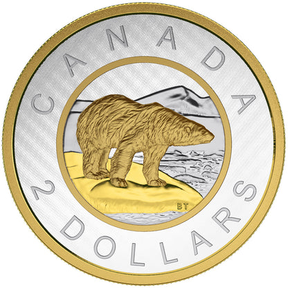 2015 $2 5oz BIG COIN SERIES FINE SILVER COIN