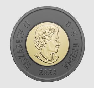 2022 $2 SPECIAL WRAP ROLL - HONOURING QUEEN ELIZABETH II BLACK TOONIE ROLL