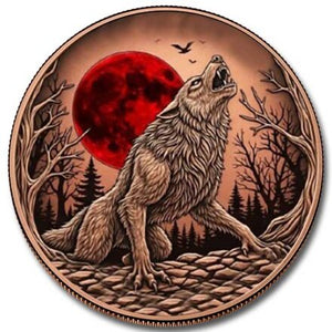 5oz BLOOD MOON WEREWOLF COPPER ROUND