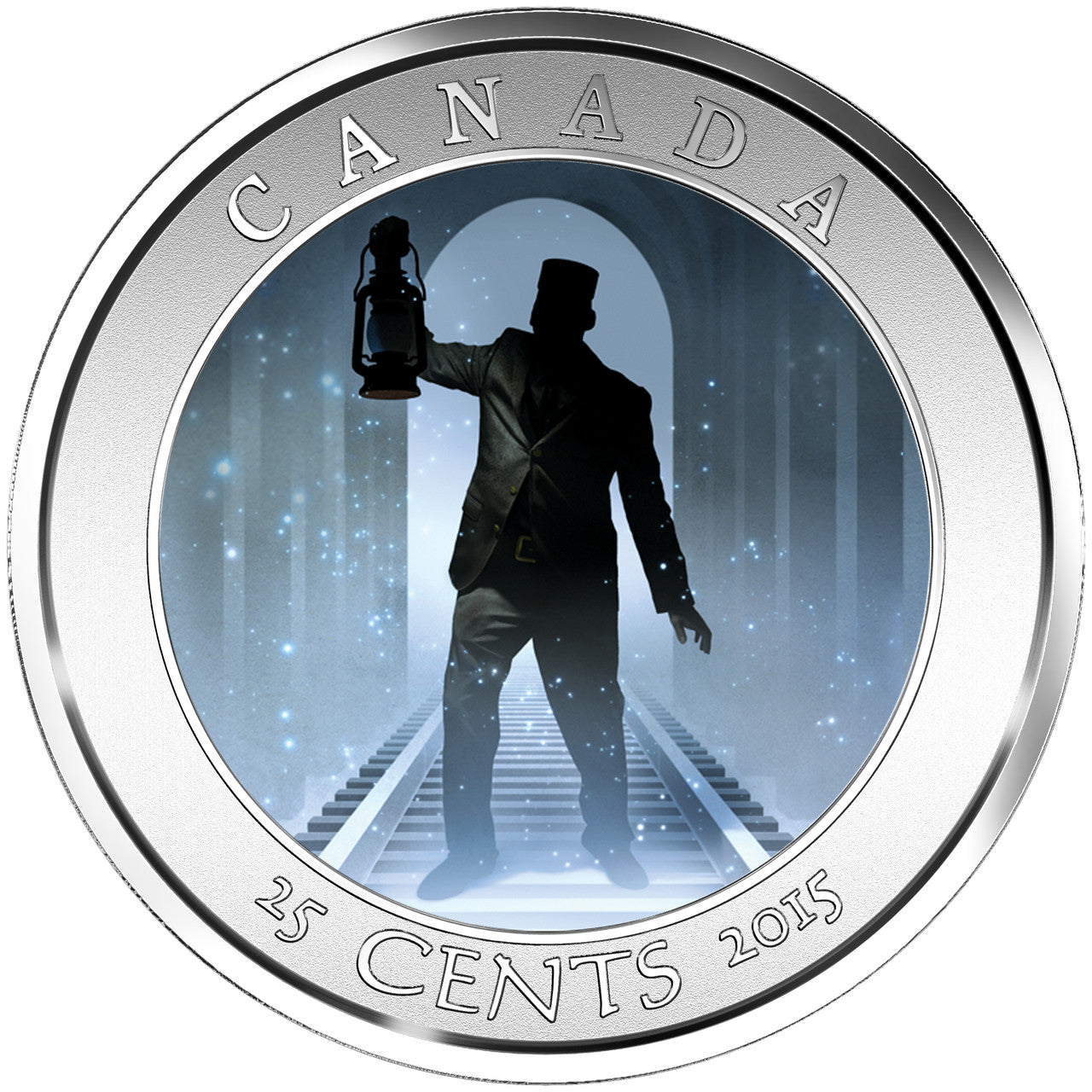 2015 25-CENT COIN HAUNTED CANADA: BRAKEMAN