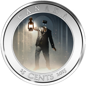 2015 25-CENT COIN HAUNTED CANADA: BRAKEMAN