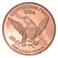 1oz SABER TOOTHED TIGER COPPER ROUND