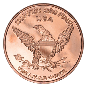 1oz WOOLLY MAMMOTH COPPER ROUND