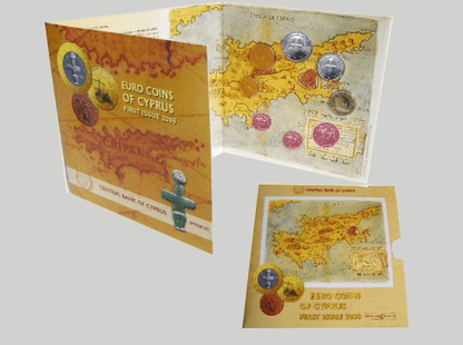 2008 EURO COINS OF CYPRUS FIRST ISSUE COIN SET