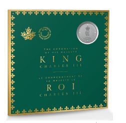 2023 1/4oz $5 HIS MAJESTY KING CHARLES III'S ROYAL CYPHER FINE SILVER COIN