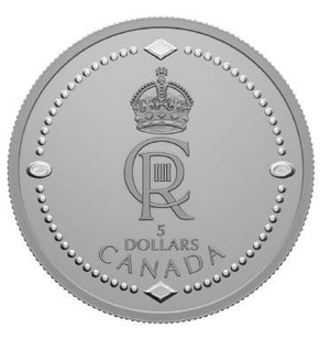 2023 1/4oz $5 HIS MAJESTY KING CHARLES III'S ROYAL CYPHER FINE SILVER COIN