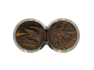 [LIMITED EDITION DUOSTACK] 2oz DRAGON HEAD & BODY COPPER ROUNDS