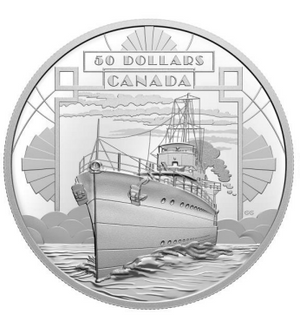 2021 5oz $50 THE FIRST 100 YEARS OF CONFEDERATION: COMING OF AGE FINE SILVER COIN