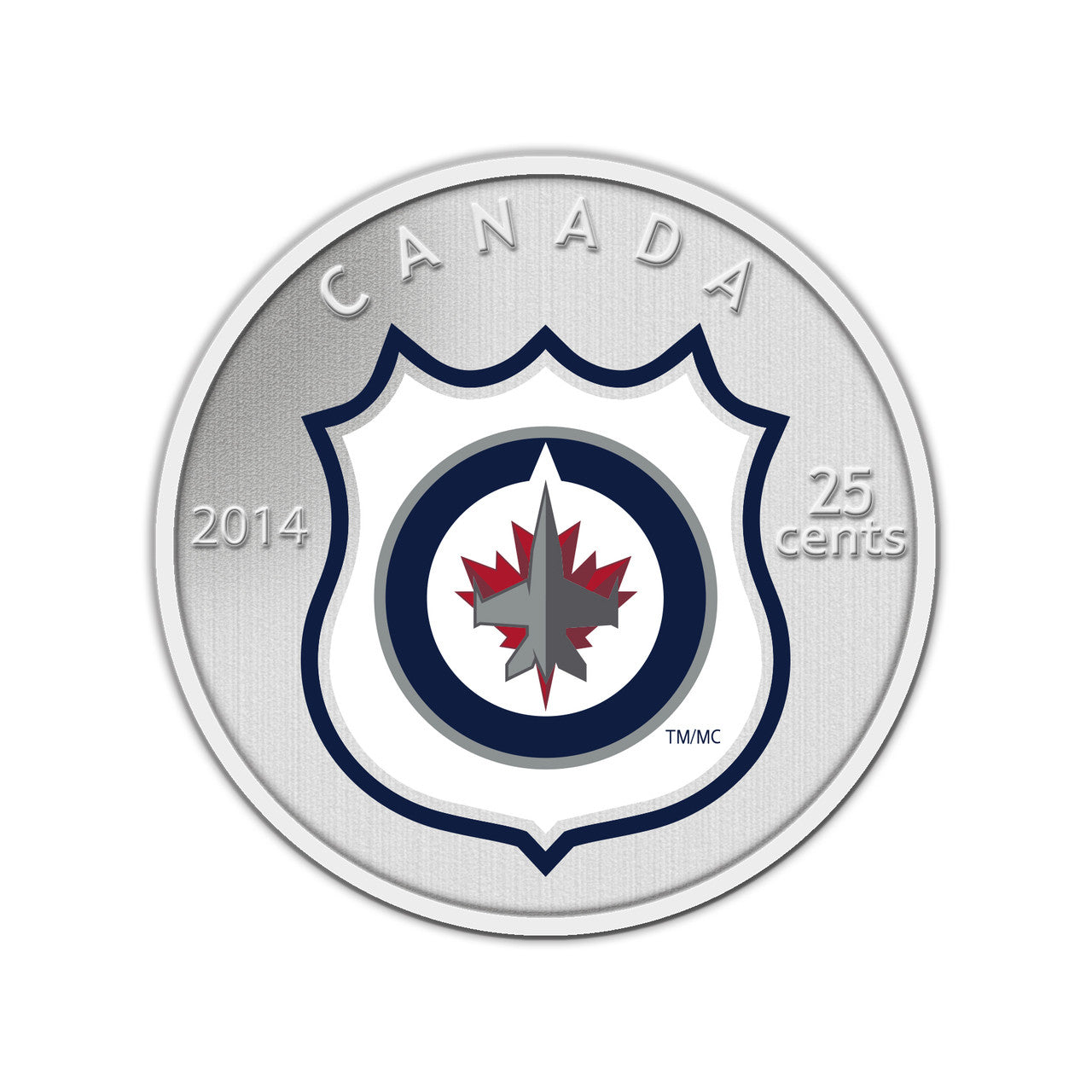 2014 25-CENT NHL COIN AND STAMP GIFT SET WINNIPEG JETS